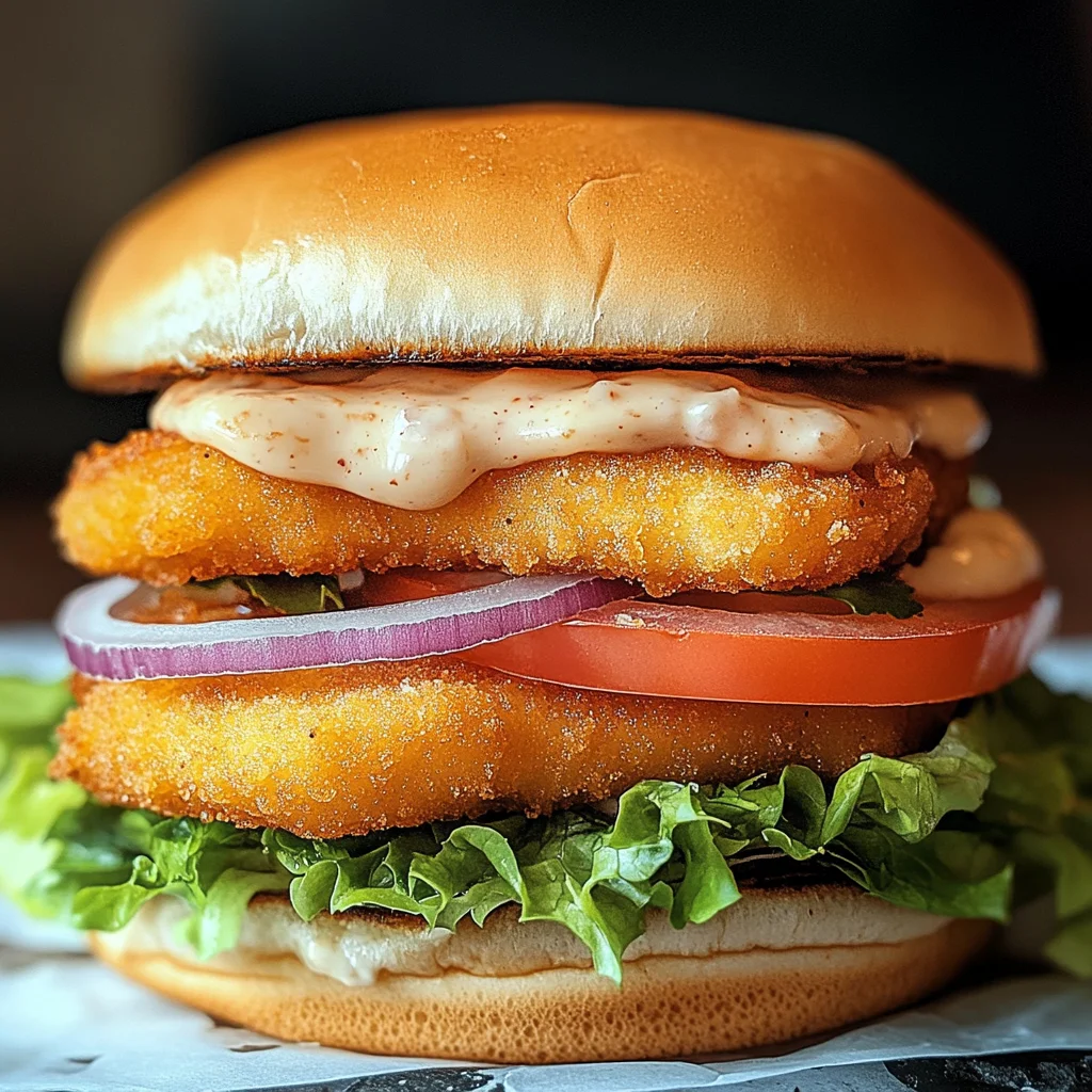 Fischstäbchen-Burger