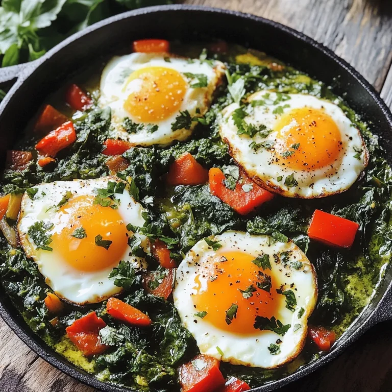 Grüne Shakshuka