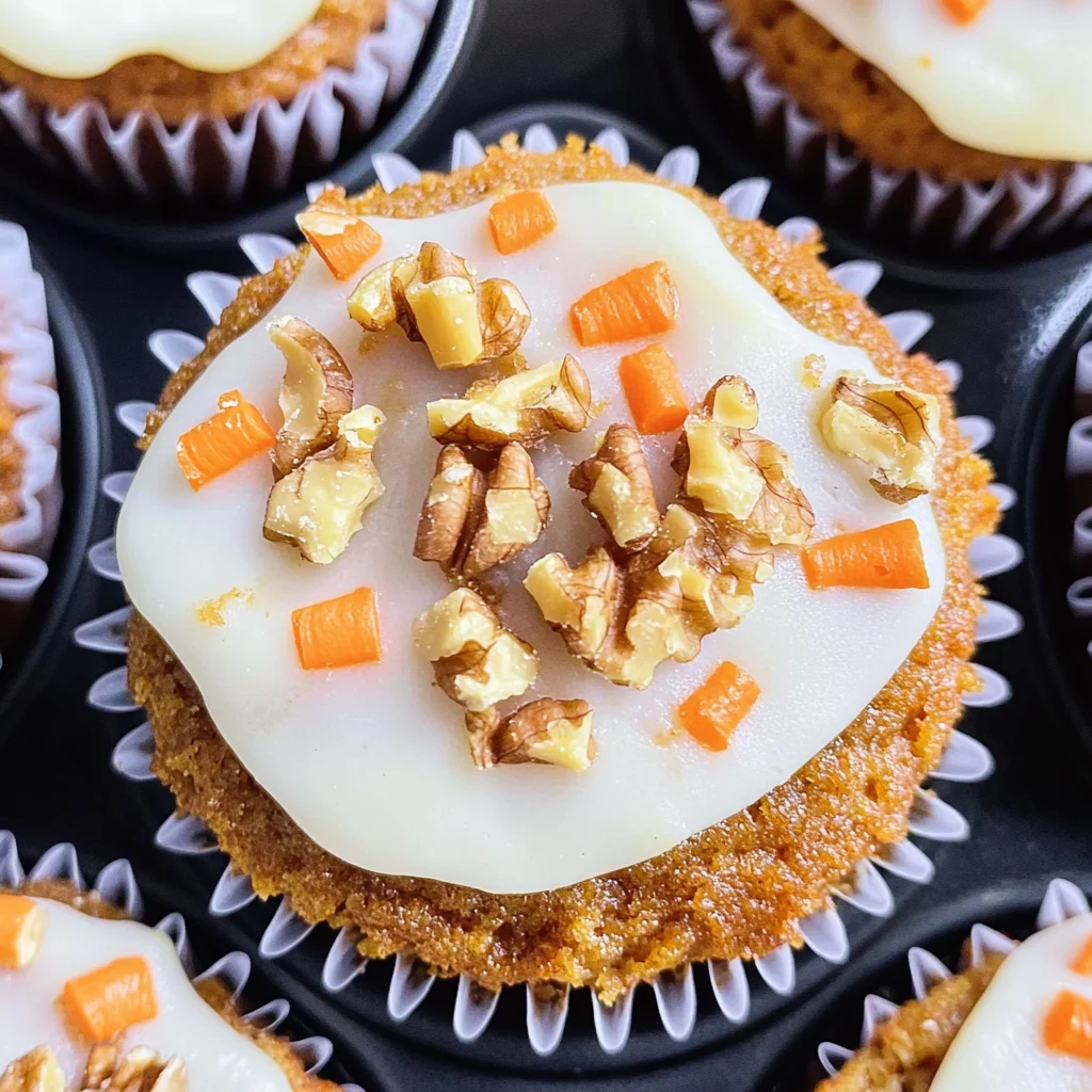 Karotten Muffins - saftig mit Nuss und Öl