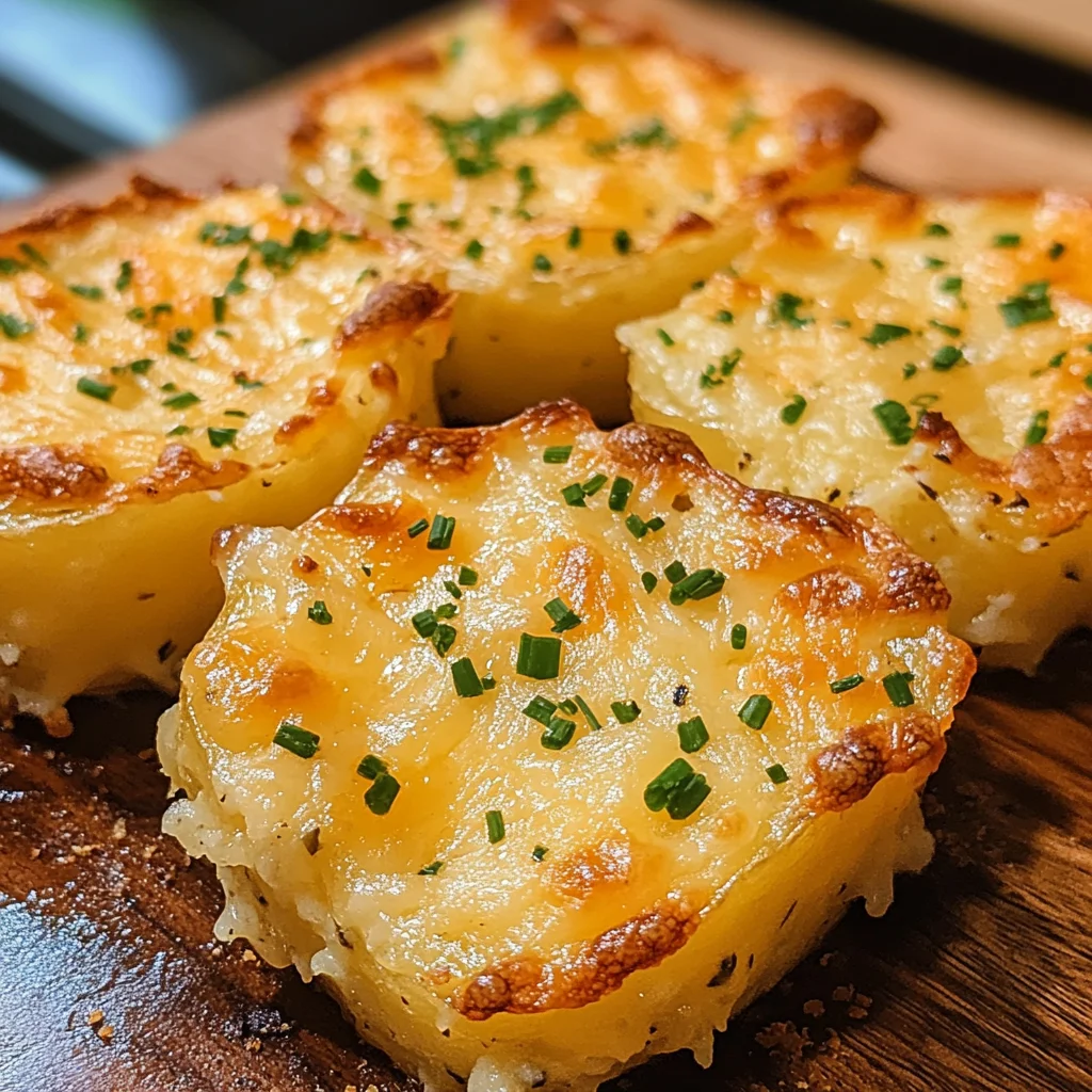 Kartoffel-Cheddar-Schnittlauch-Bakes