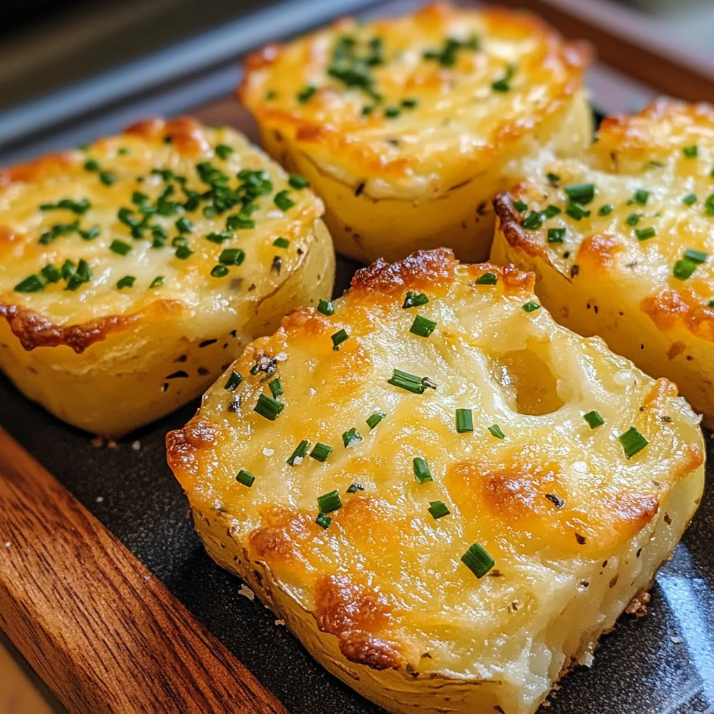 Kartoffel-Cheddar-Schnittlauch-Bakes