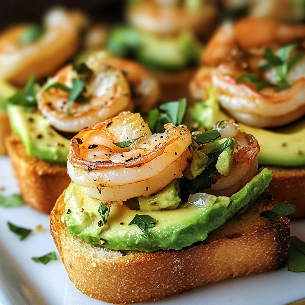 Knoblauch-Garnelen-Crostini