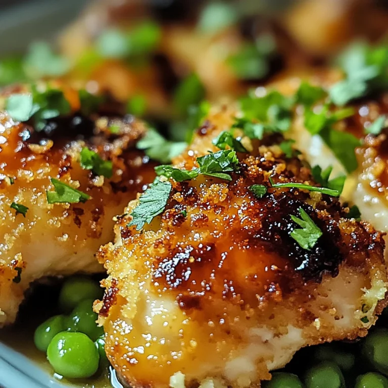 Knuspriges Erbsenhuhn