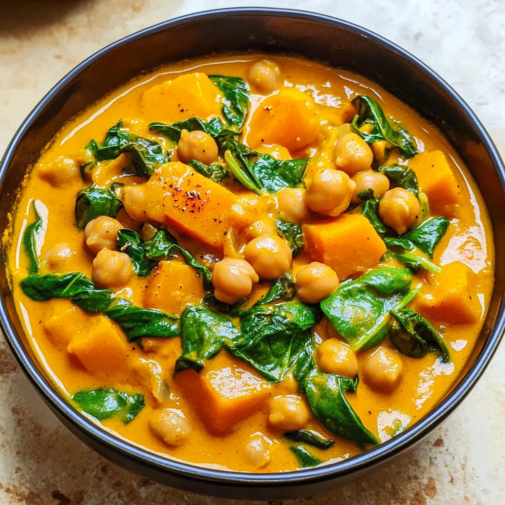 Kürbis-Kichererbsen-Curry
