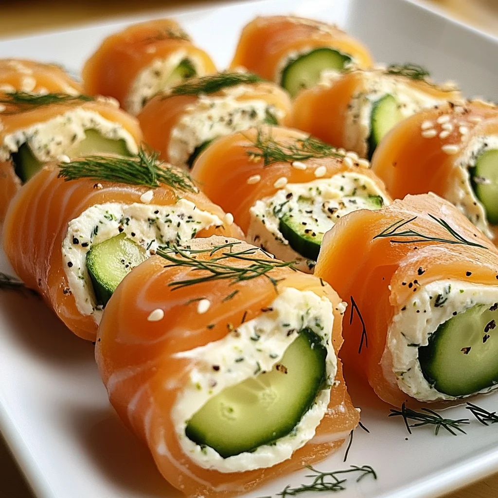 Lachs-Frischkäse-Röllchen