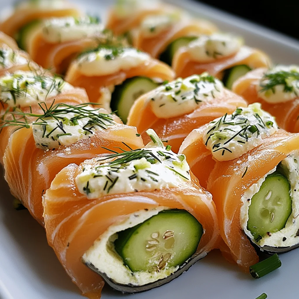 Lachs-Frischkäse-Röllchen