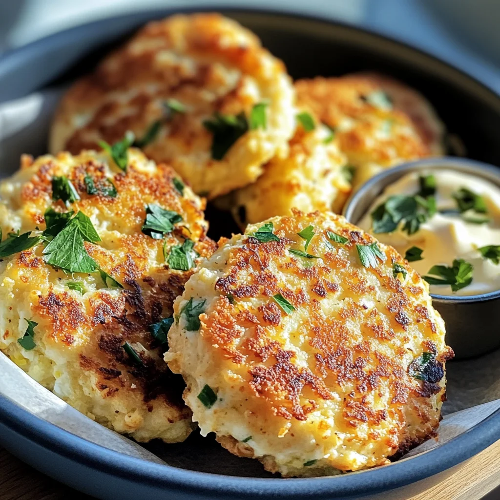 Low Carb Blumenkohl Frikadellen