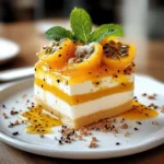 Maracuja-Dessert mit Buttermilch-Creme und Honig