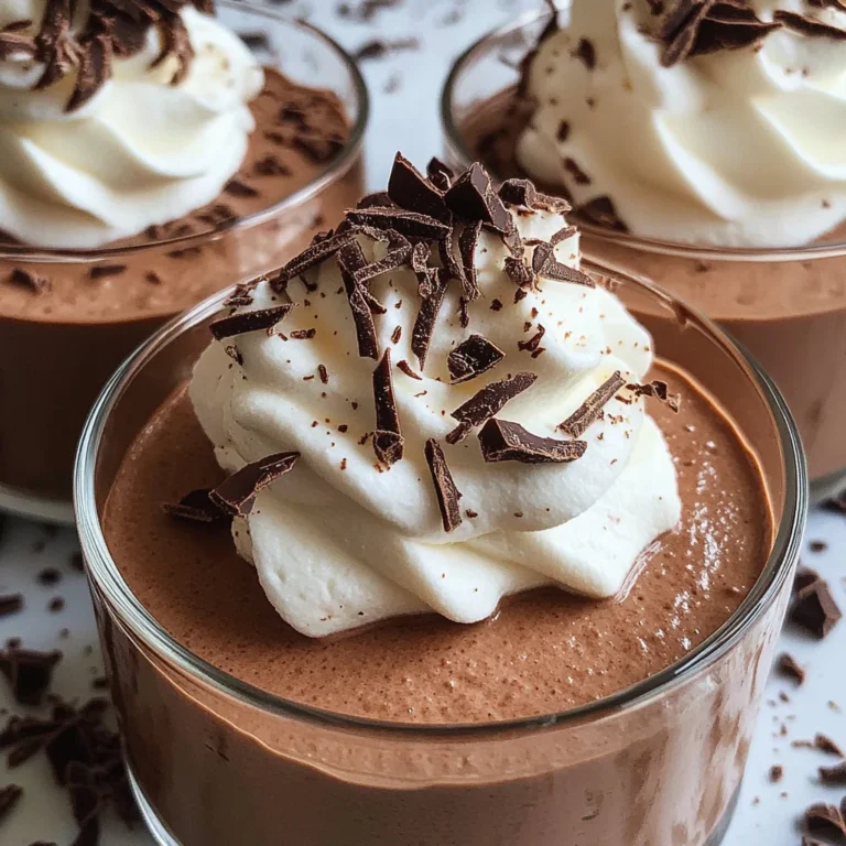 Mousse au Chocolat ohne Ei