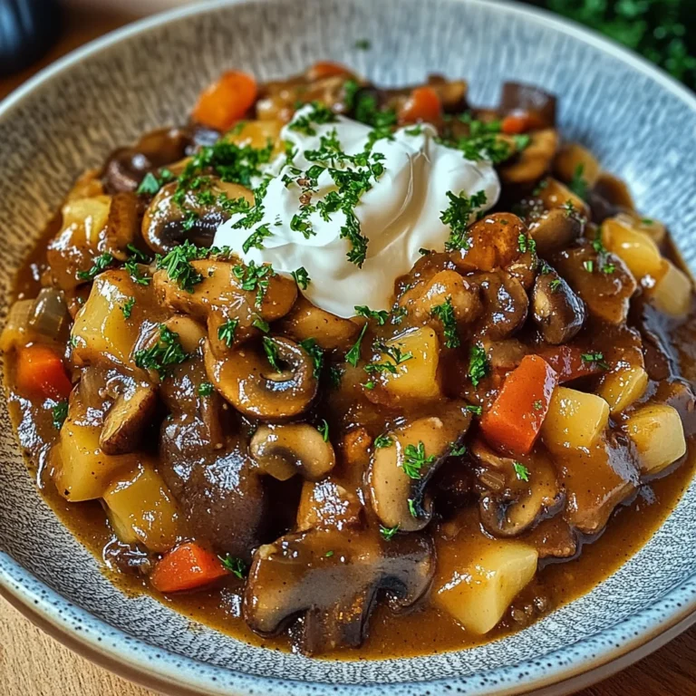 Pilzgulasch