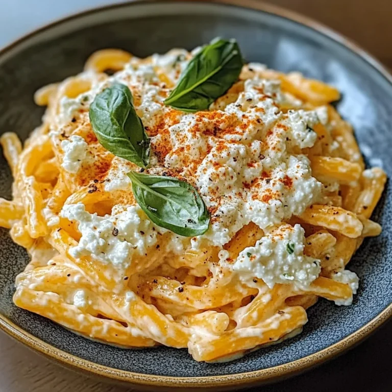 Protein Nudeln mit Hüttenkäse