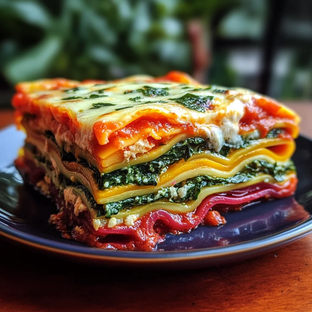 Regenbogen Lasagne