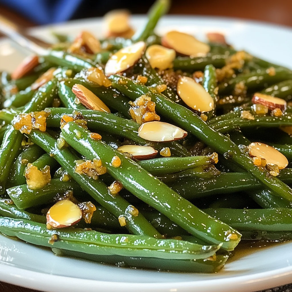 Sautierte Knoblauch-Grüne Bohnen
