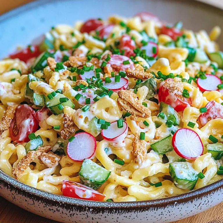 Schneller Spätzlesalat mit Mayo