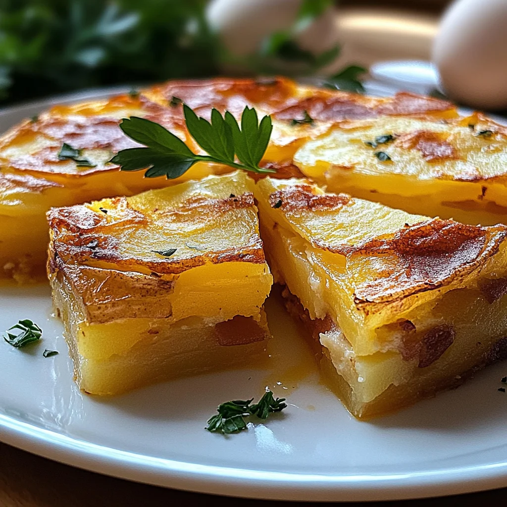 Spanische Tortilla als Fingerfood