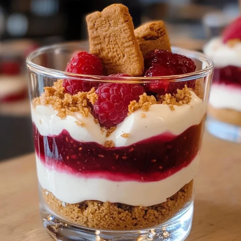 Spekulatius Dessert mit Himbeeren – Nachtisch zu Weihnachten