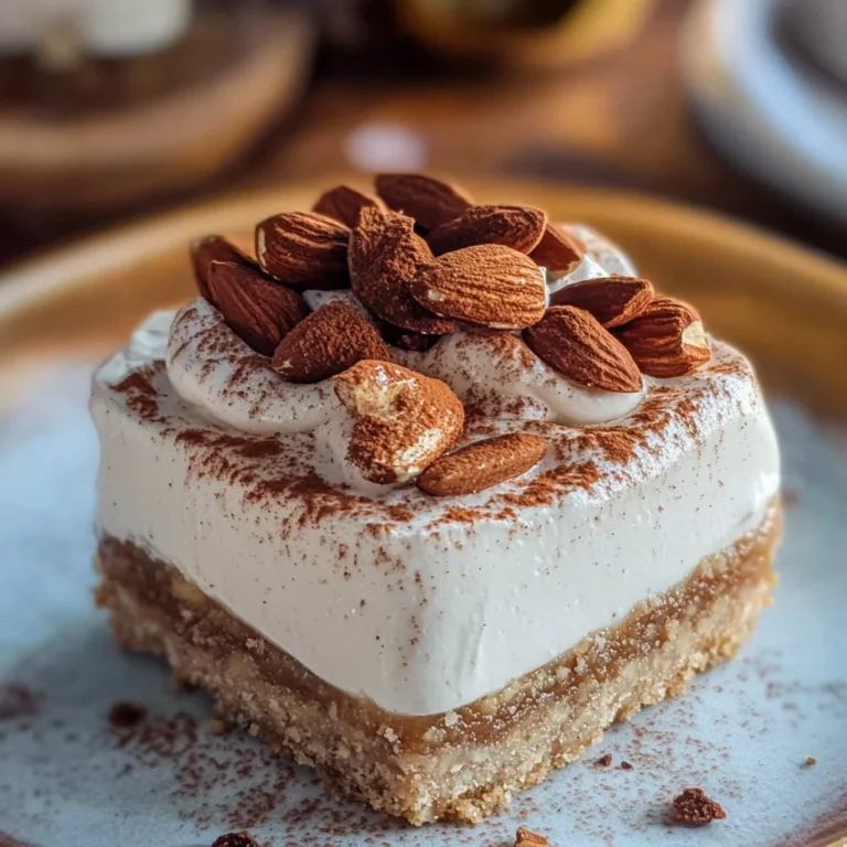 Spekulatius Dessert mit Zimt & Gebrannten Mandeln