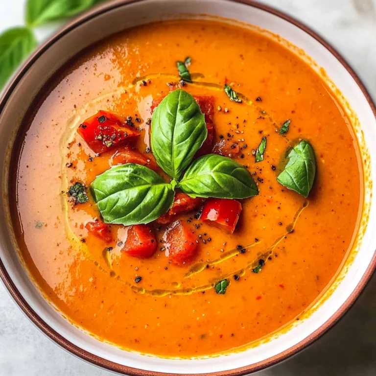Tomaten-Paprika-Suppe aus dem Ofen