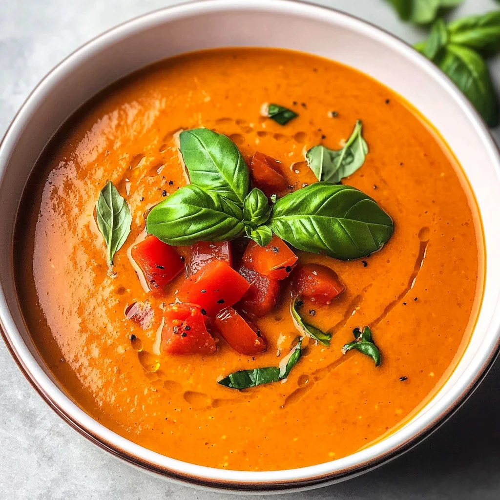 Tomaten-Paprika-Suppe