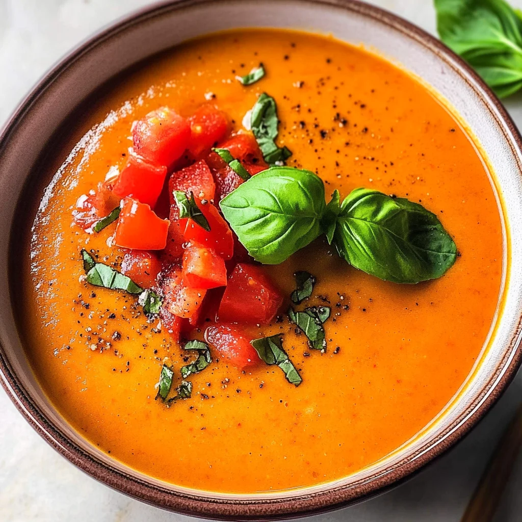 Tomaten-Paprika-Suppe