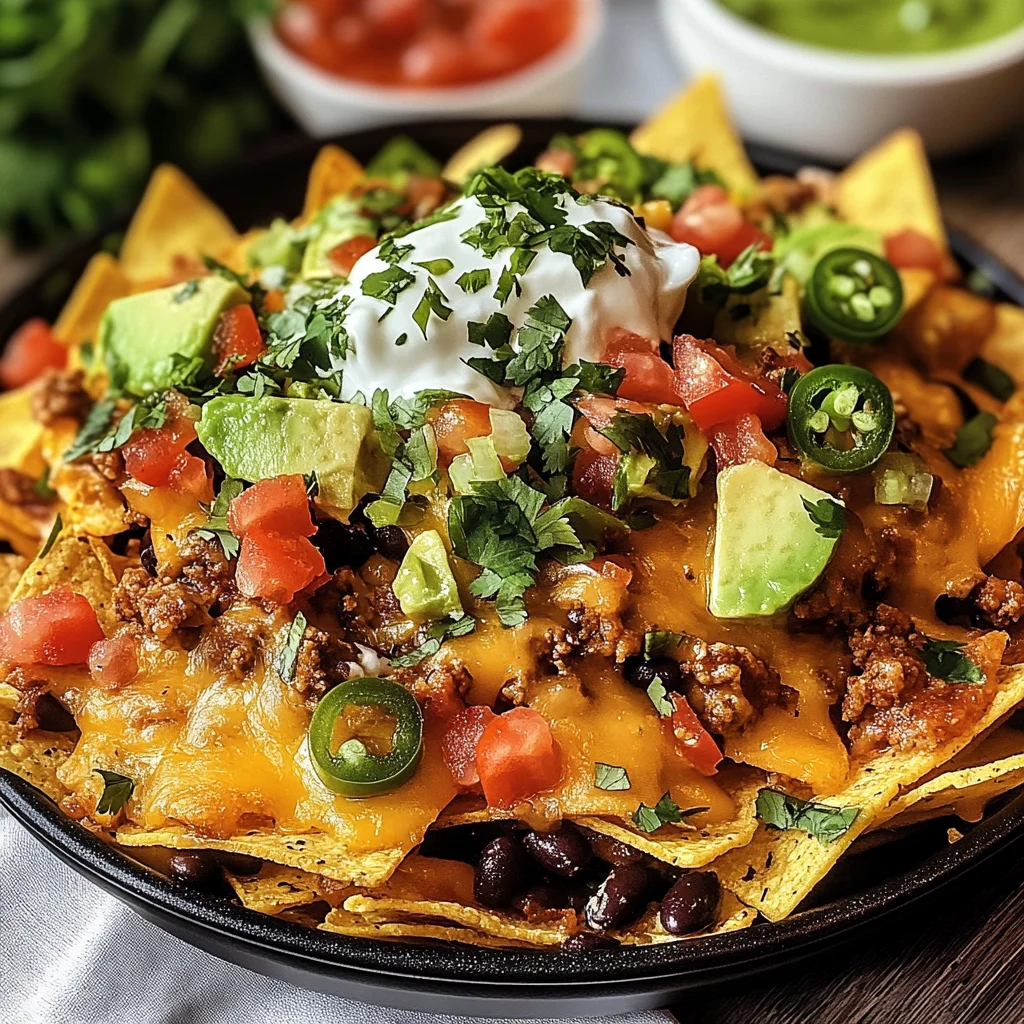Überbackene Nachos nach Mexikanischer Art