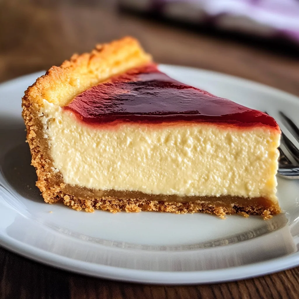 Weltbester Käsekuchen mit Keksboden - cremig & schnell