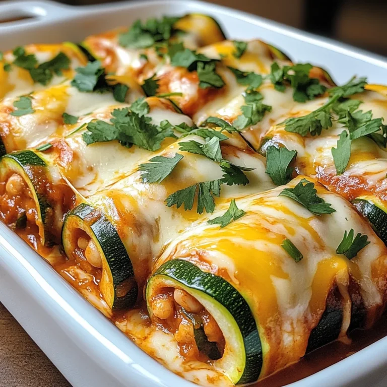 Zucchini Enchilada Roll-Ups