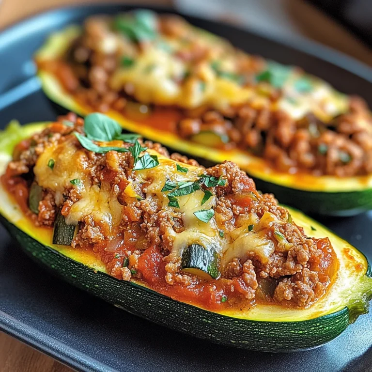Zucchini gefüllt mit Hackfleisch Rezept